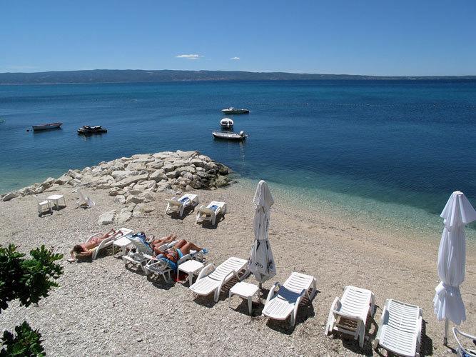Sea Star Apartments Podstrana Bagian luar foto