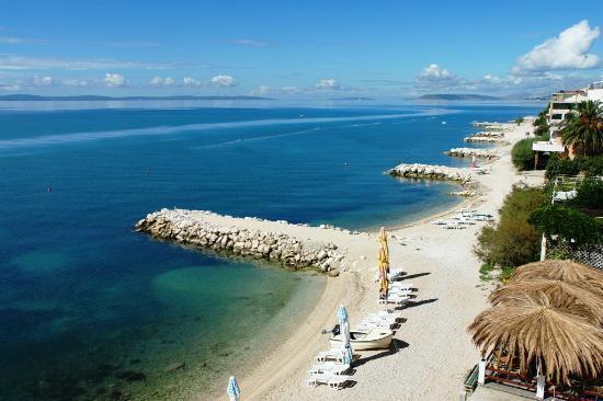 Sea Star Apartments Podstrana Bagian luar foto
